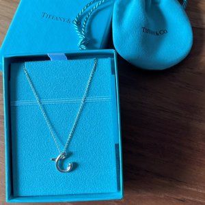 Tiffany & Co Elsa Peretti Alphabet Letter C Pendant